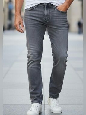 💛 Levis 514 Straight Jeans Mens 29x32 Gray NWT